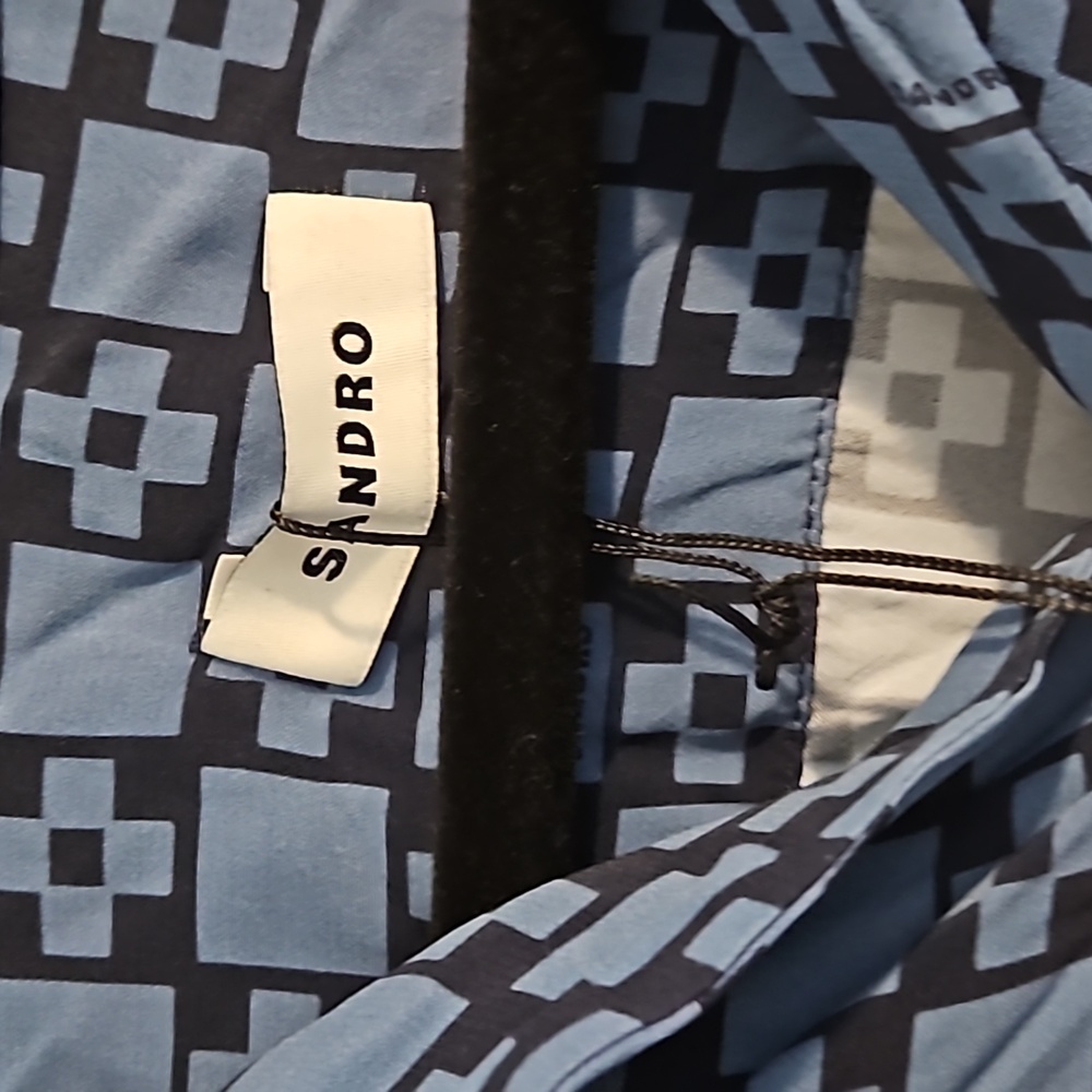 SANDRO  MEN SHORT SLEEVES SHIRT - Picture 8 of 8